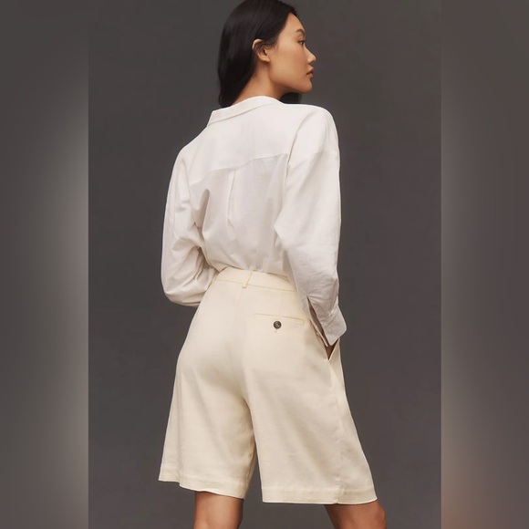NWT Anthropologie The Avery Pleated Trouser Shorts by Maeve - Picture 3 of 7